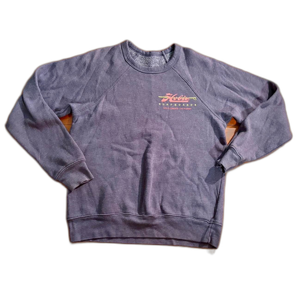 Hobie Surfboards Navy Blue Kids Crewneck Sweatshirt